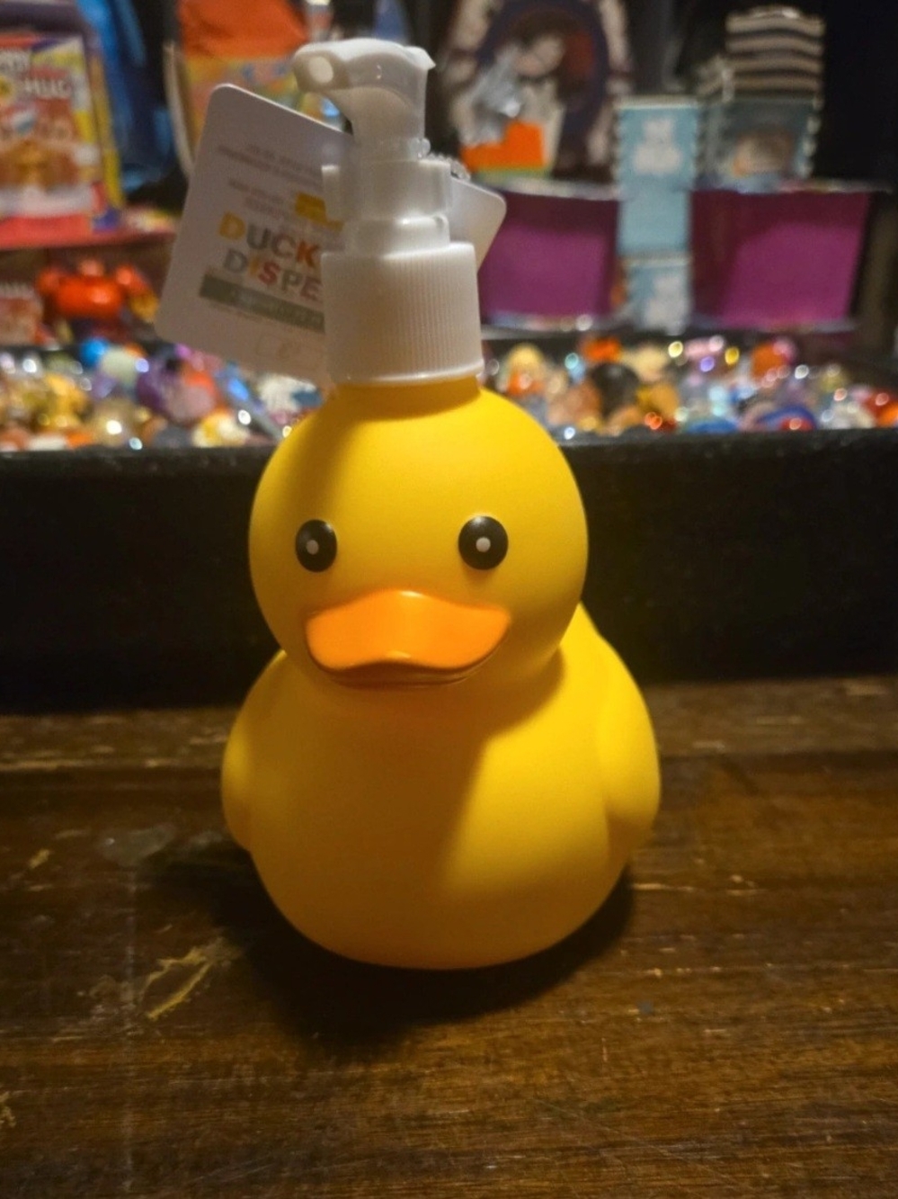 Yellow Duck Soap Dispenser Pump - Cute Bath Accessory